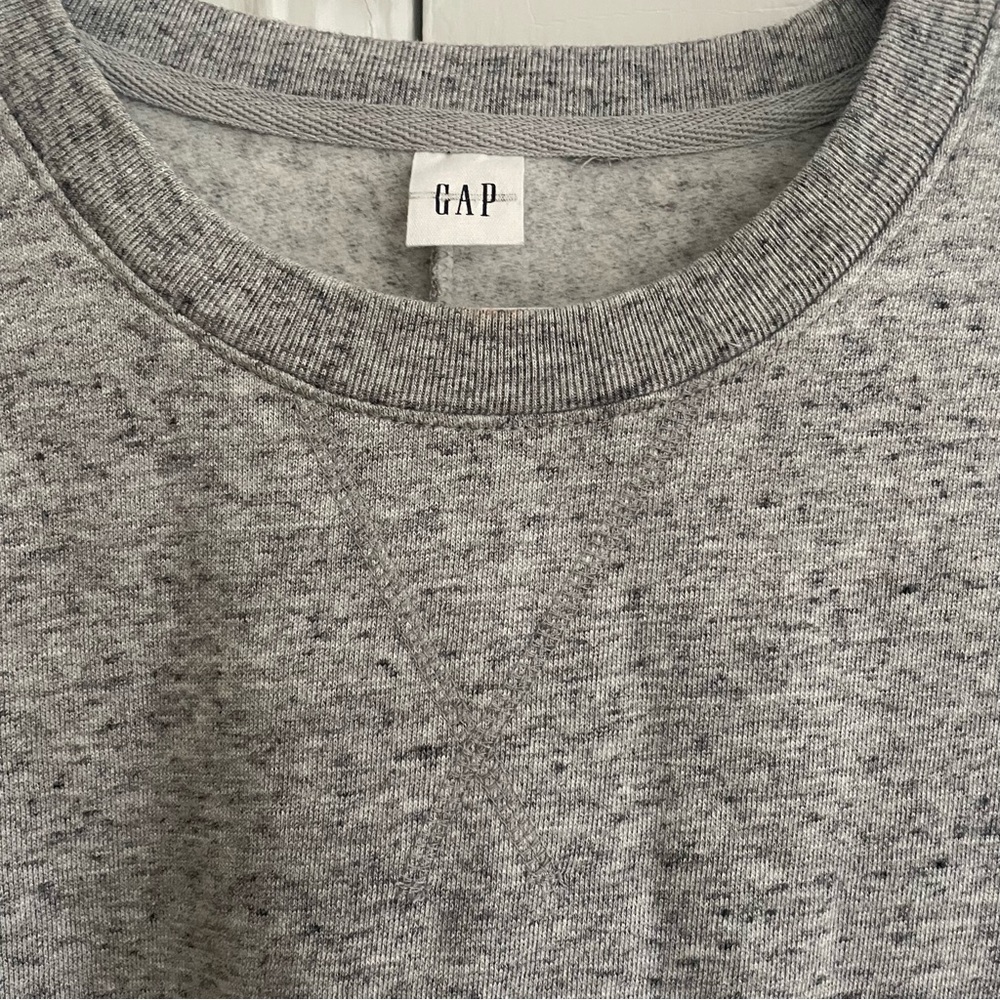 GAP Flounce Sweatshirt Dress - Picture 3 of 8